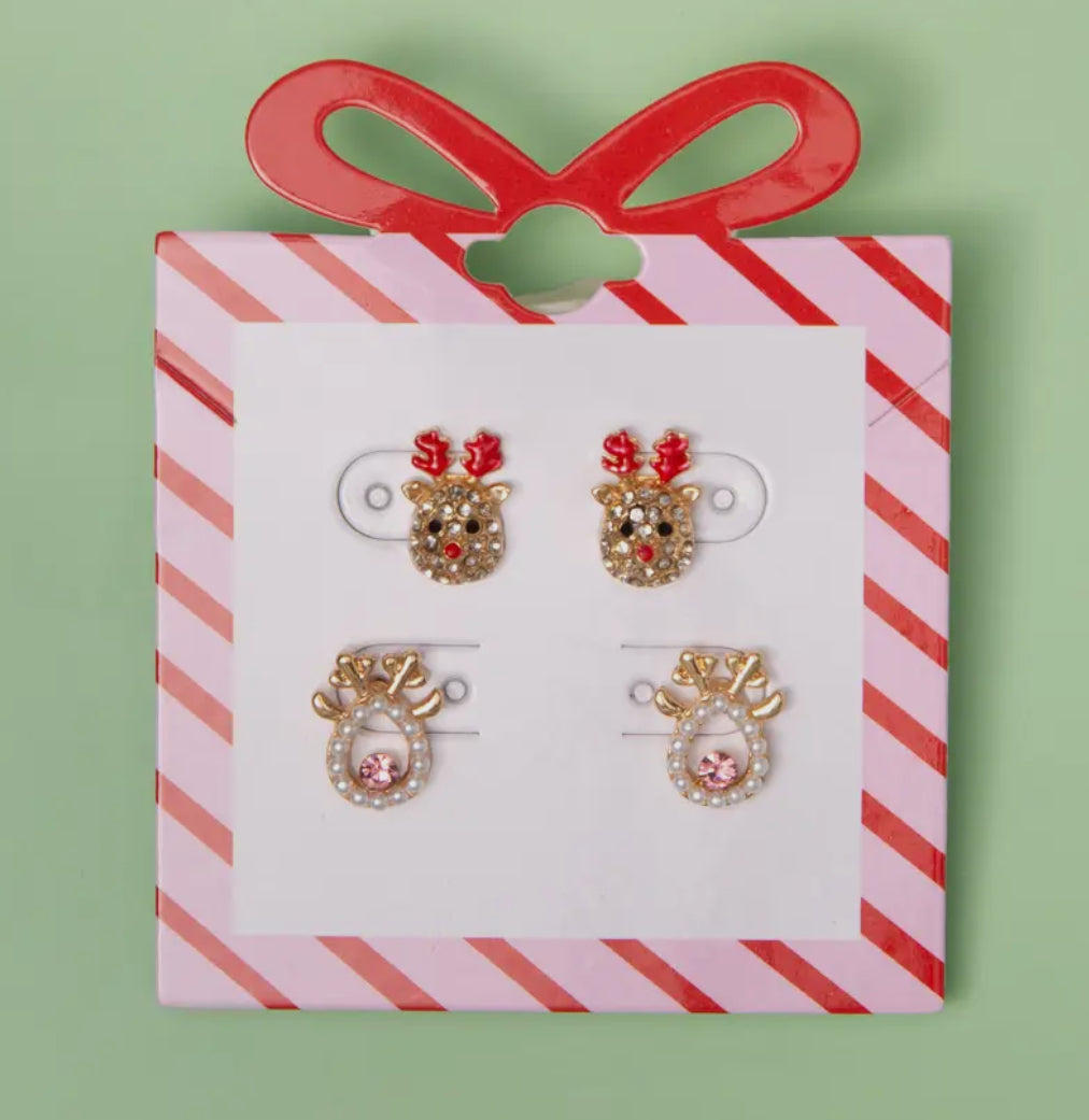 Rudolph Earring Set