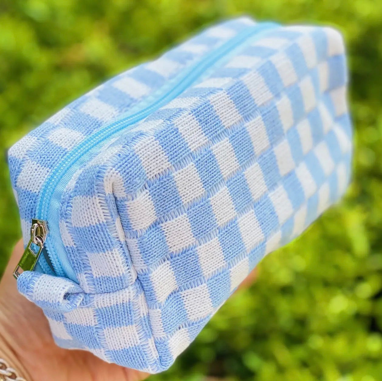 Blue Cosmetic Bag
