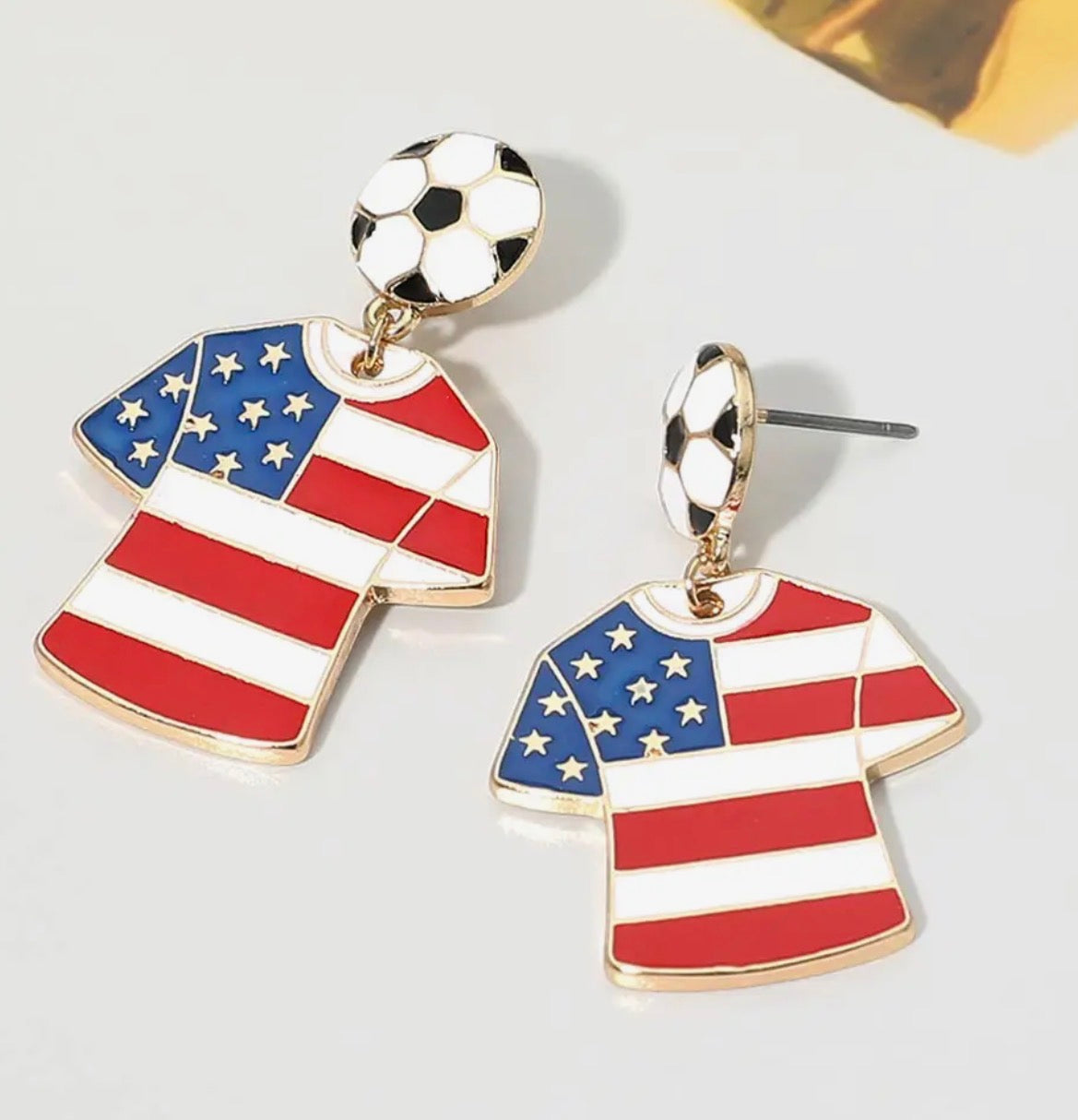 Soccer USA Earrings