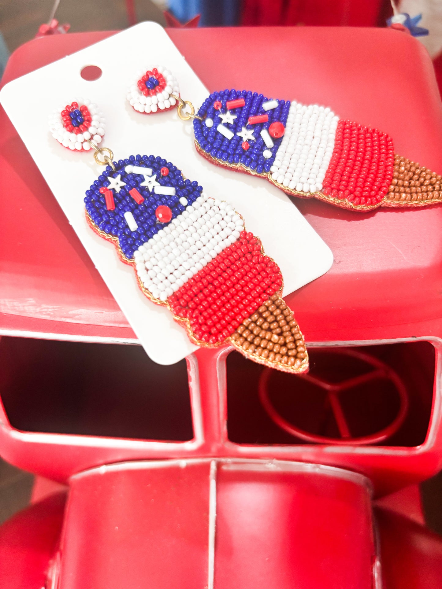 Ice cream Sprinkle earrings