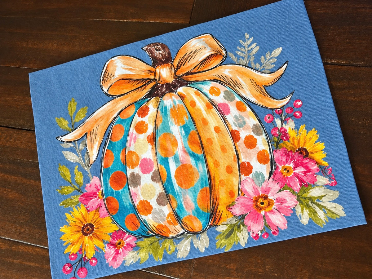 Rustic Colorful Pumpkin