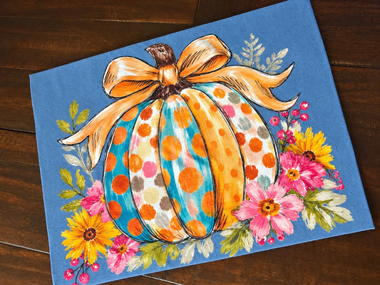 Rustic Colorful Pumpkin