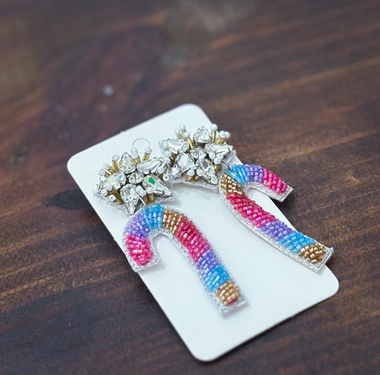 Candy Cane Multi Earrings