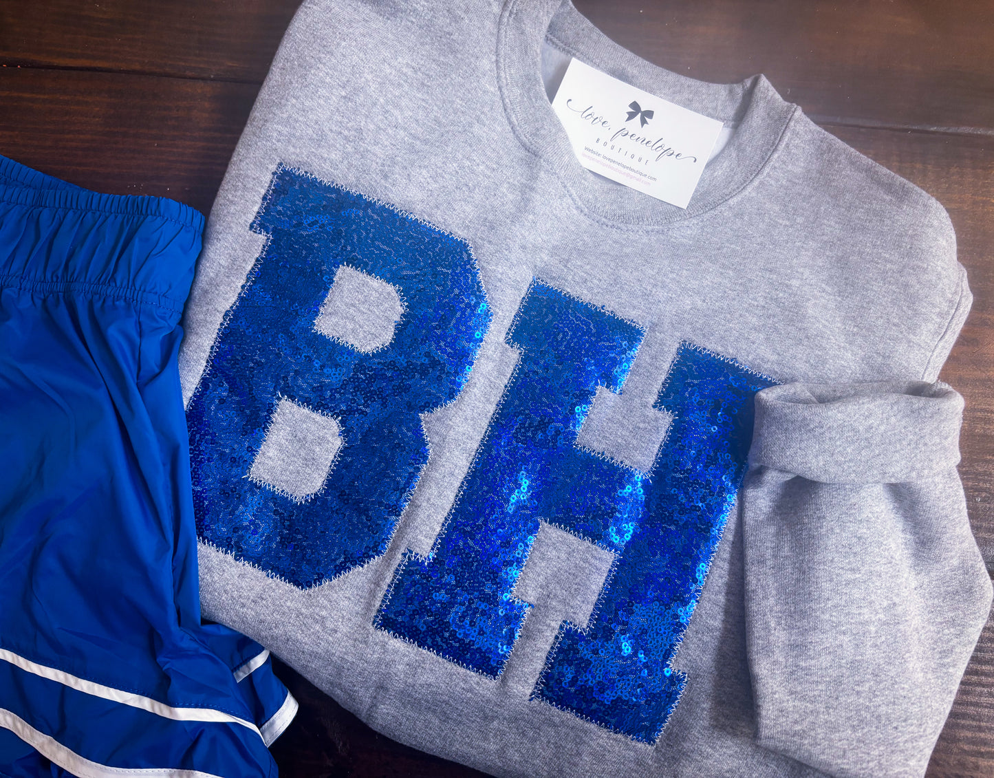 Blue Custom BH Sweatshirt