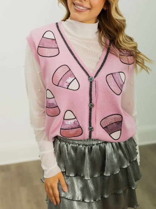 Candy Corn Sweater Vest