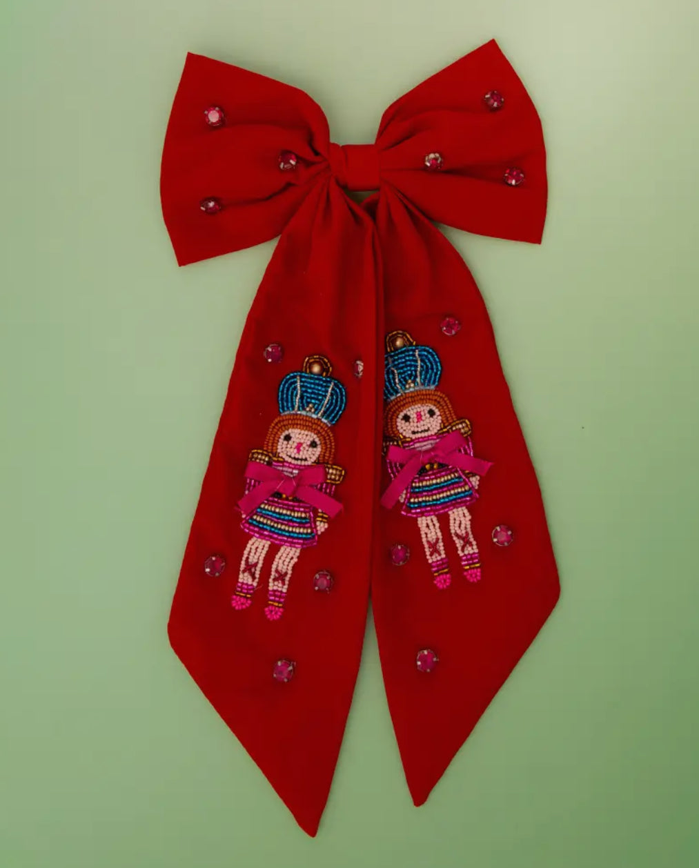 Red Nutcracker Hair Biw