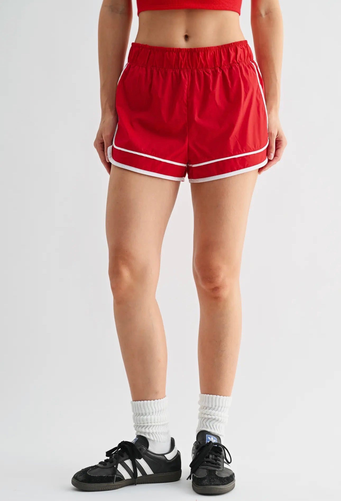 Red Active Shorts