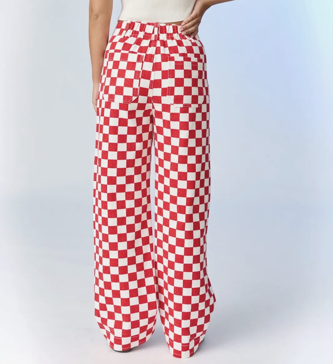 Red Checkered Pants