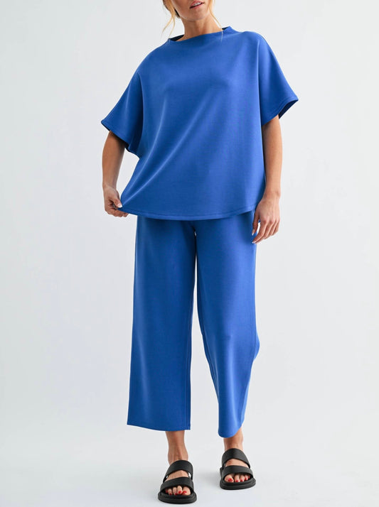 Blue pants set