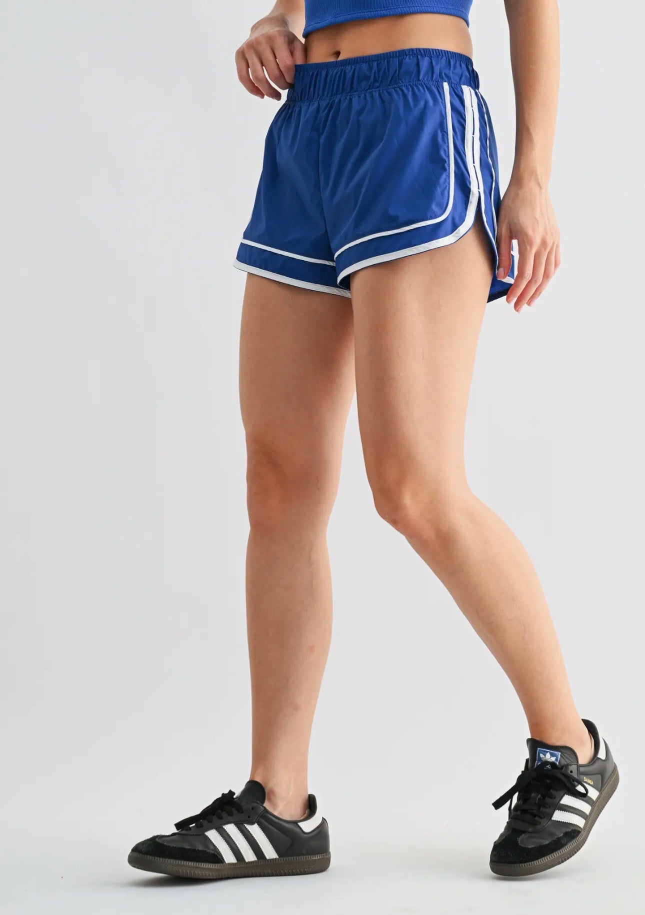 Blue Track Shorts
