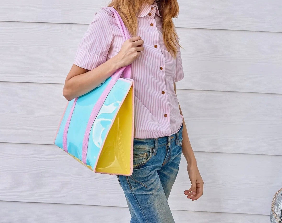 Color Block Tote