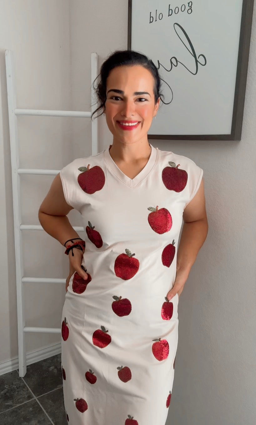 Apple Sequins Dress