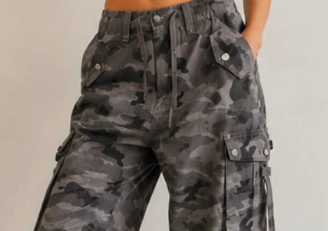 Grey Camo Pants