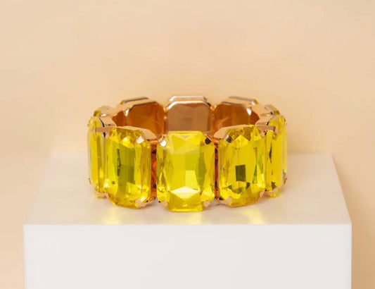 Yellow Chunky Bracelet
