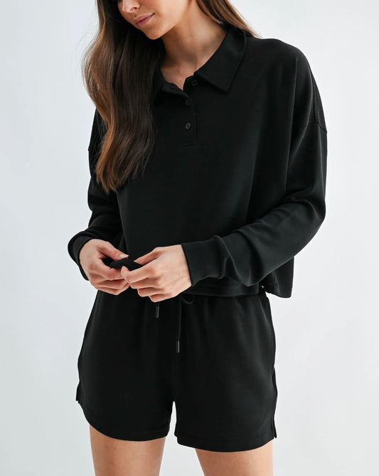 Black Laguna Shorts Set