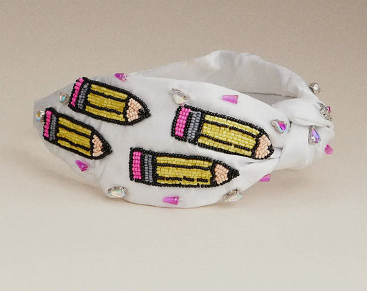 Pencil Beaded Headband