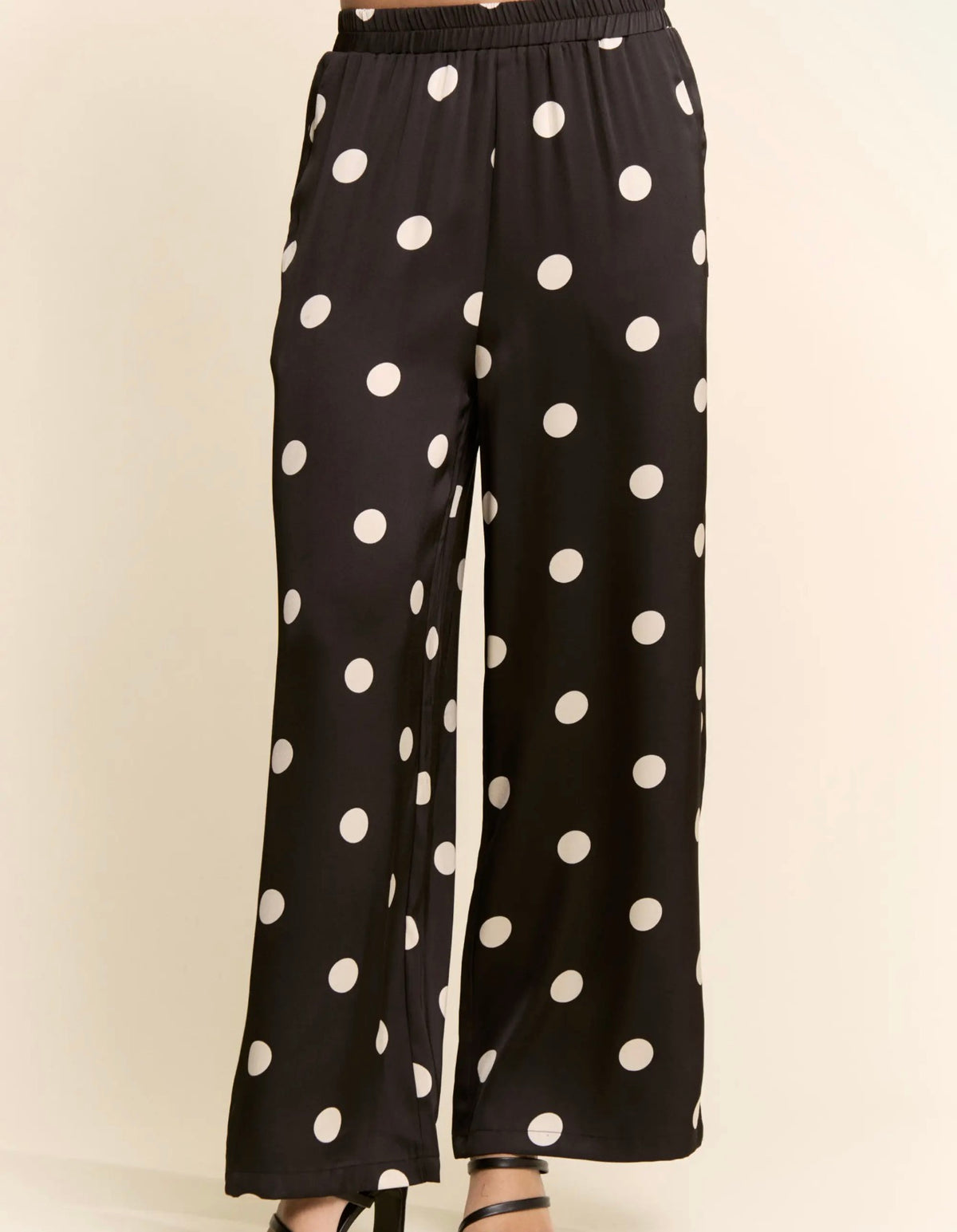 Black Polka Dot Pants