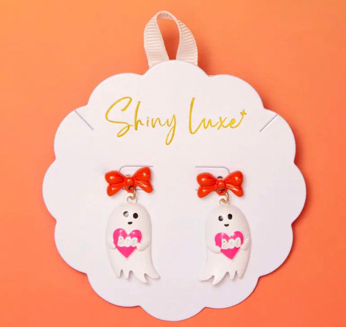 Ghost Heart Earrings