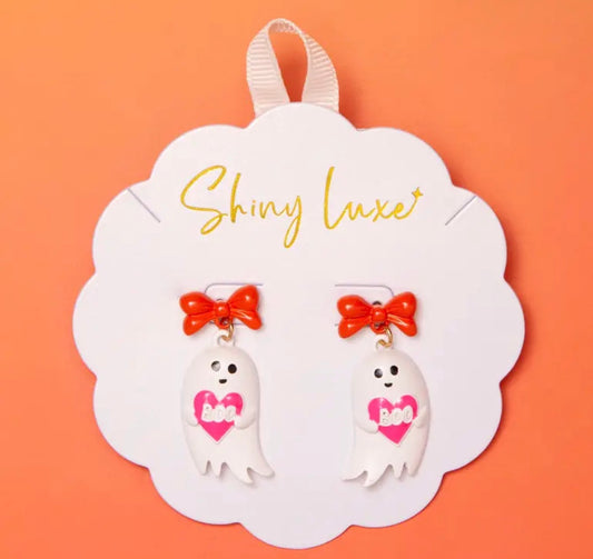Ghost Heart Earrings