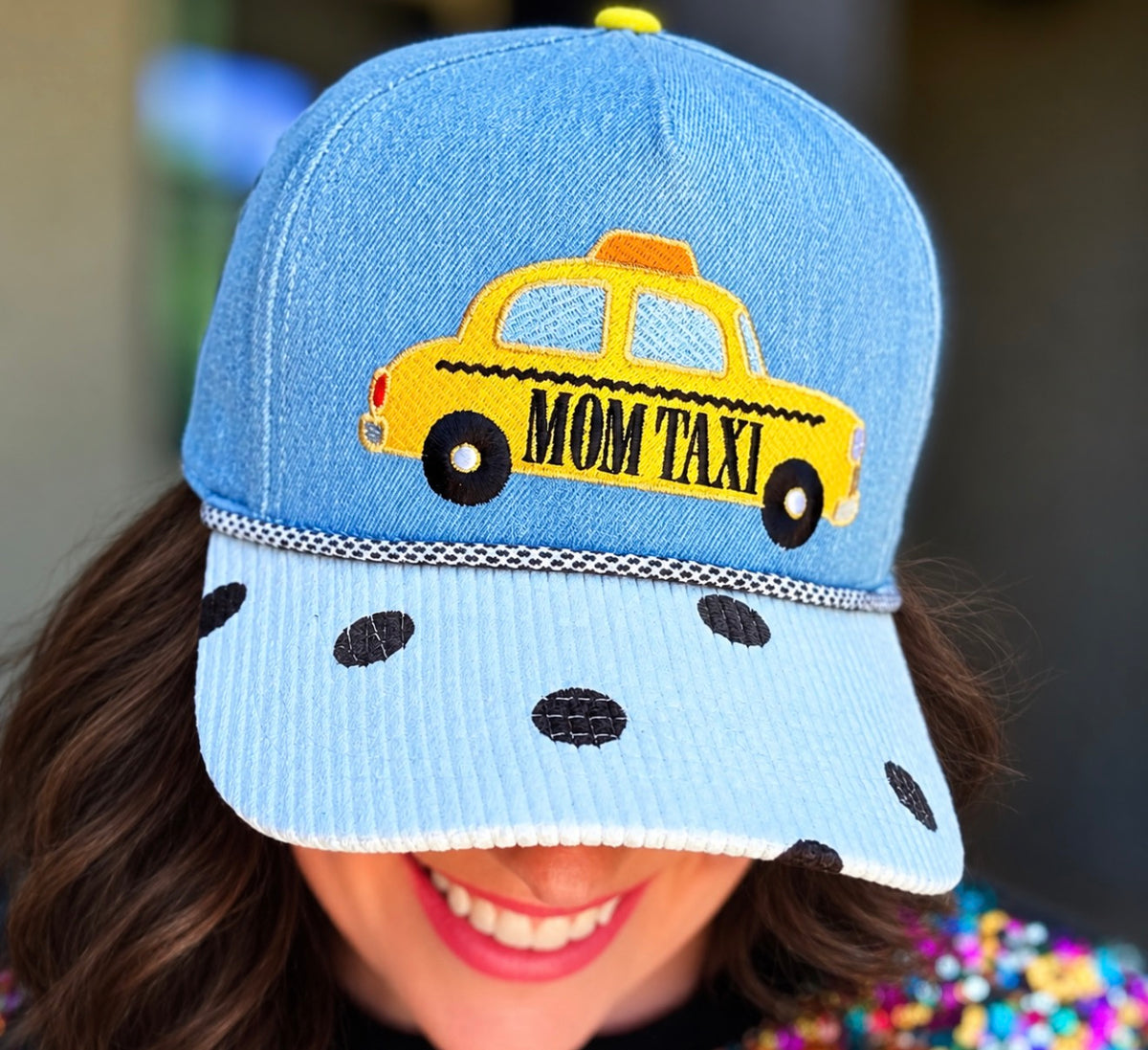 Yellow Mom Taxi Hat