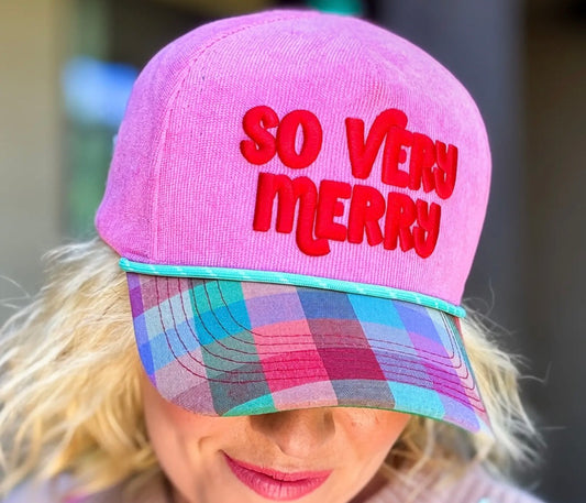 Multicolor So Very Merry Hat