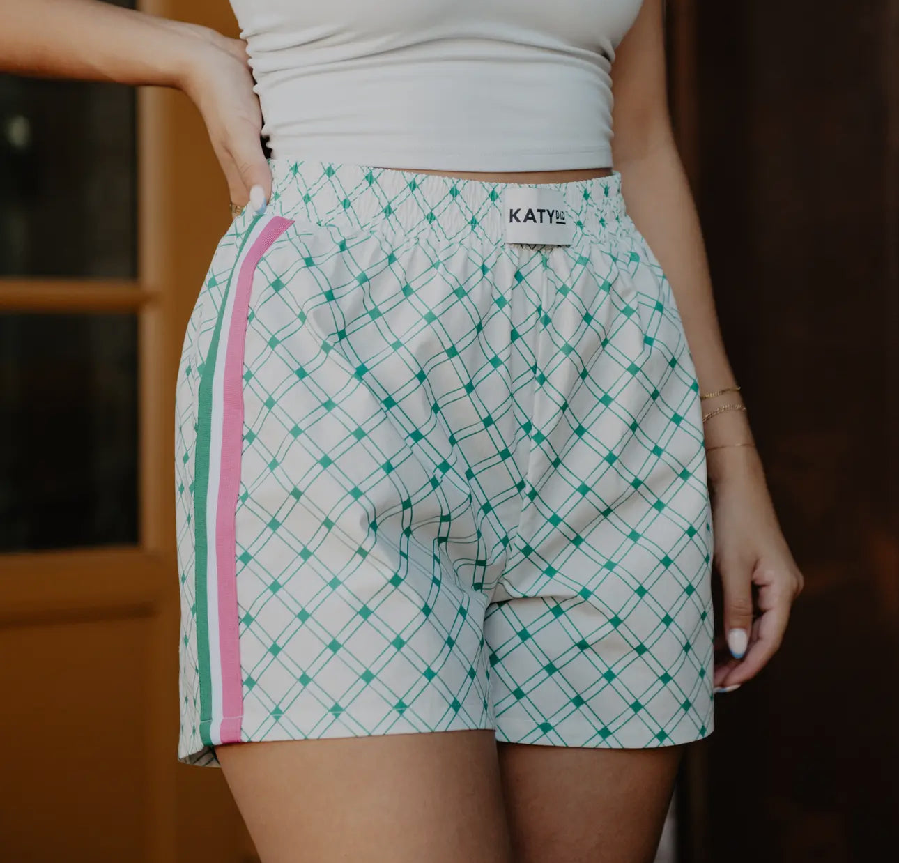Pink and Green Shorts