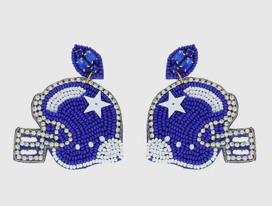 Football helmet Earrings