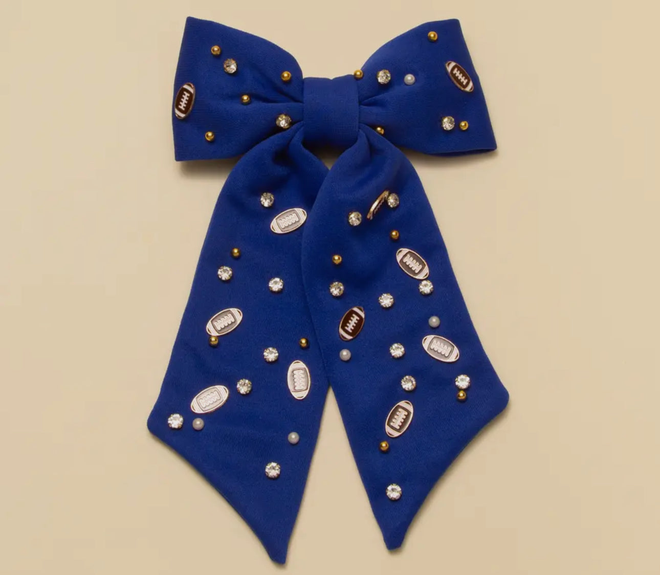 Football Hair Bow