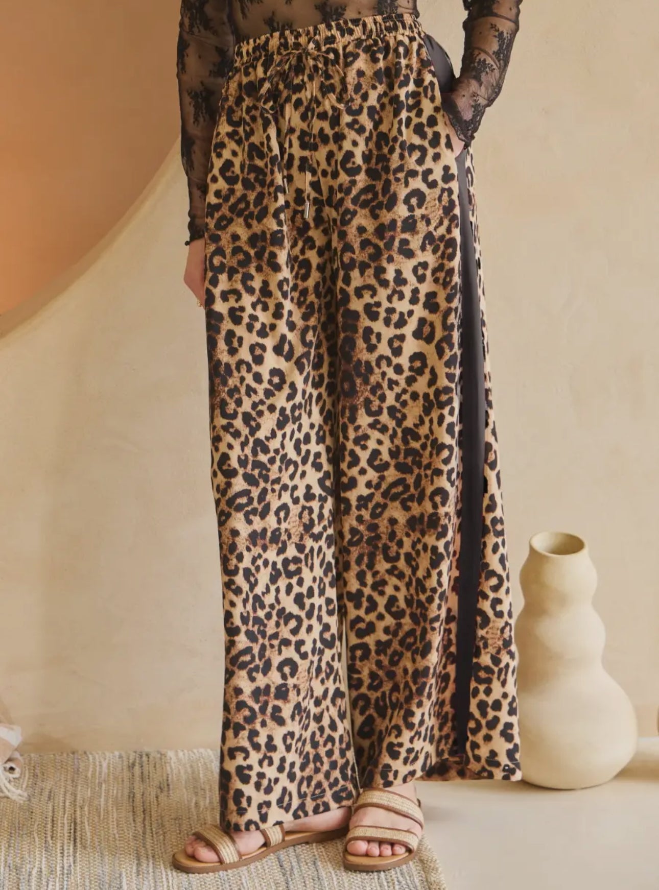 Leopard Printed Pants